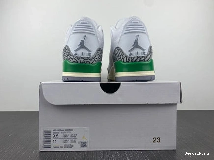 One Kick CK9246- Lucky Retro 3 Green 3829 Fashionable Jordan 1013